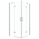 KERRA - Sprchovací kút Flow 80 Chróm (bez vaničky) 5907548117861