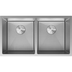MEXEN - Binox oceľový drez 2-bowl 800 x 450 mm, nerez HC 6421802000-01HC