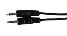 MicroConnect Slim audio kábel 3-pin Jack 3.5mm - Jack 3.5mm 10m čierna (AUDLL10)