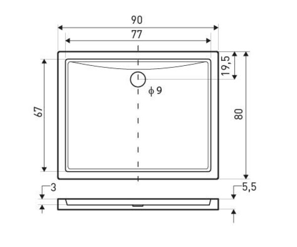 KERRA - Vanička univerzálna 5,5 cm - OSKAR 90x80 5907548113269