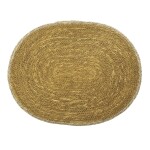 MADAM STOLTZ Prestieranie Seagrass Natural Rim Tmavohnedé