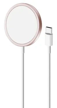 Puro Bezdrôtová magnetická nabíjačka MagSafe ružová / Bezdrôtová nabíjačka / USB-C / 1 m