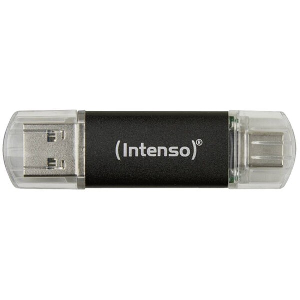 Intenso Twist Line USB flash disk 64 GB antracitová 3539490 USB-A, USB-C®, USB 3.1; 3539490