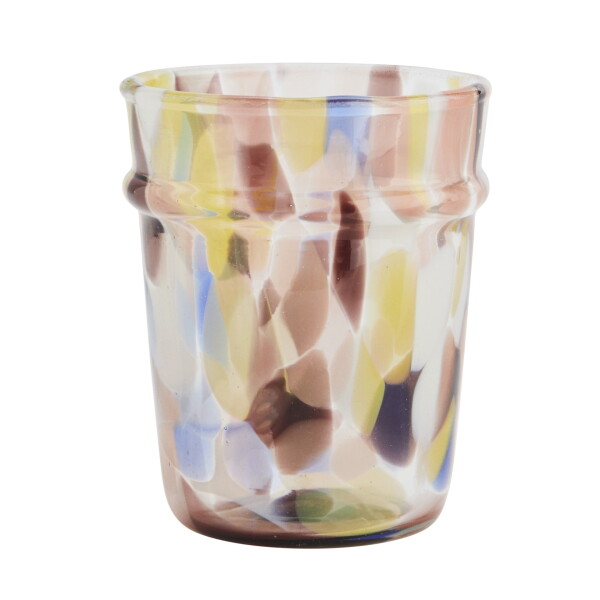 MADAM STOLTZ Pohár na vodu z brokového skla Colors 200 ml