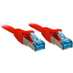LINDY 47161 RJ45 sieťové káble, prepojovacie káble CAT 6A S/FTP 0.50 m červená bez halogénov 1 ks; 47161