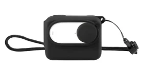 Puluz PU866B čierna / Silikónové puzdro / pre Insta360 GO 3 / s krytkou objektívu (PU876B)
