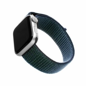 FIXED Nylon Strap Nylonový remienok pre Apple Watch 44mm amp; Watch 42mm tmavomodrá (FIXNST-434-DBL)