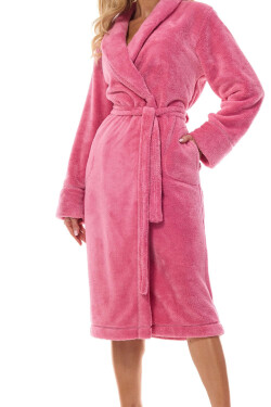 Dámsky župan 2413 Camelia candy plus - L&L tmavě růžová 3XL