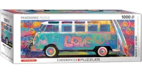 EUROGRAPHICS Panoramatické puzzle Farebný Volkswagen