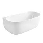 REA - Akrylátová vaňa Eris 160cm Biela krytka zátky REA-W4401