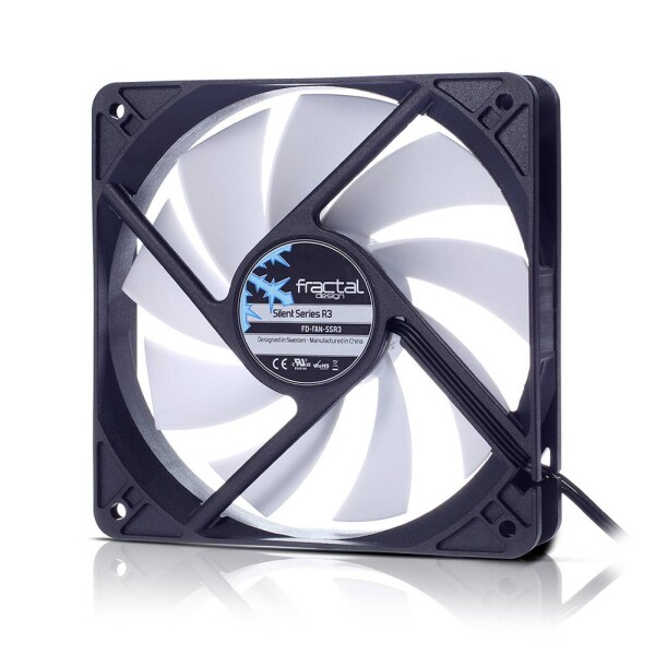 Fractal Design 50mm Silent Series R3 / ventilátor / biela (FD-FAN-SSR3-50-WT)