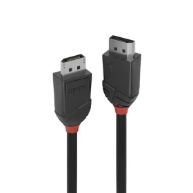 Lindy Black Line / Prípojný kábel / DisplayPort 1.2 / 1 m / 4096 x 2160 (36491)