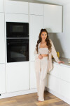 Sexy Must Have Loungewear 2Piece-Set CAPPUCCINO Einheitsgroesse