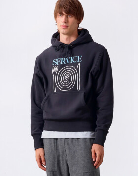 Service Works Spiral Hoodie Black M