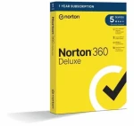 Norton 360 Deluxe / Antivírusový softvér / 5 zariadení / 50 GB úložiska / 1 rok / CZ (21415000)