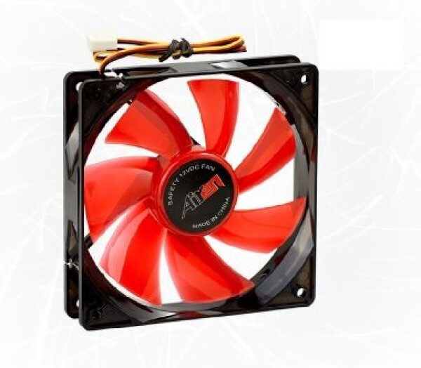 AIREN FAN RedWings120 ventilátor / svietiaca LED / 120 x 120 x 25mm / 14.9 dBA / červená (AIREN - FRW120LEDRED)