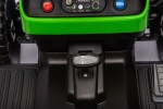 Mamido Detský elektrický traktor BBH-030 s prívesom zelený