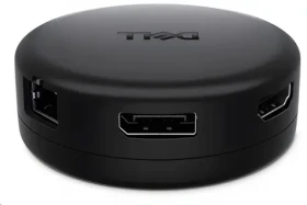 DELL Pre USB-C Travel Hub DA326 / Dokovacia stanica / 2× USB-C / 2× USB-A / HDMI 2.1 / DP 1.4 / RJ-45 2.5GbE / 100W PD (DA326-BK-EMEA)