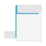 BESCO - Spádová lišta NEO - čierna - Farba - Čierna , Materiál - Nerez, Rozmer A - 150, Variant - Ľavá ZLLSN150LCZ