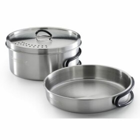 CAMPINGAZ Trekking Cook Kit / Sada Outdoorového riadu / 1x panvica 15.5cm / 1x rajnica 14.5cm + pokrievka / 1x taška (3138522131999)