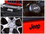 Mamido Detské elektrické autíčko Jeep Wrangler Rubicon 4x4 zelená