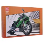 Mamido Stavebnica športová motorka 2304 dielov zelená