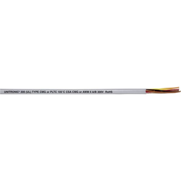 LAPP 301802/305 dátový kábel UNITRONIC® 300 2 x 0.81 mm² sivá 305 m; 301802/305