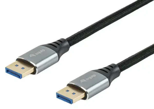 Equip DisplayPort 2.1 Premium čierna / Kábel / DisplayPort / 16K/60Hz / 3 m / pozlátené konektory (119283)