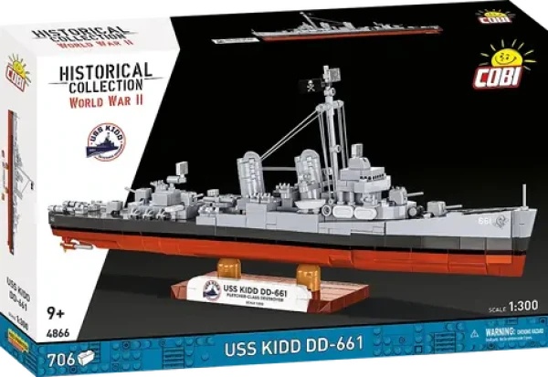 Cobi 4866 USS Kidd DD-661