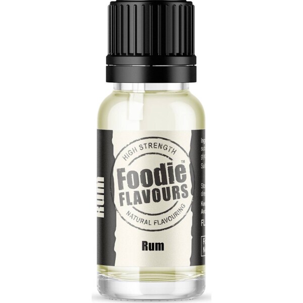 Prírodná koncentrovaná aróma 15 ml rumu - Foodie Flavours - Foodie Flavours