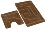 Kúpeľňová sada - STANDARD 60x100+60x50 600/017 béžové čiary