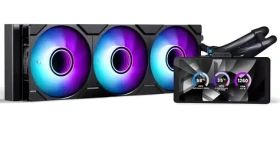 PHANTEKS Glacier One 360M25 LCD čierna / AiO vodné chladenie / 360 mm / 6 "LCD displej (PH-GO360M25G2LCD_DBK01)