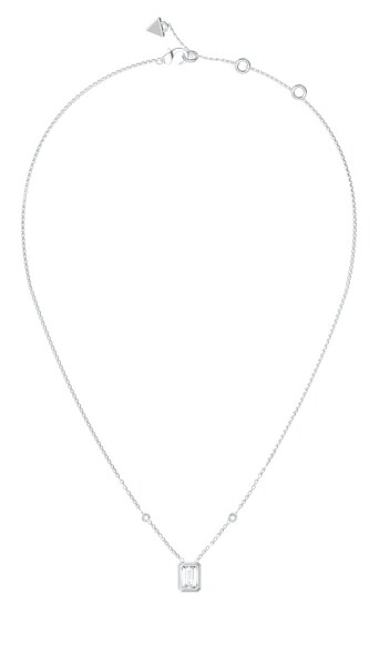Guess Nadčasový oceľový náhrdelník 4G Light JUBN05249JWRHT/U