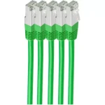 Shiverpeaks Cat6 S/FTP zelená / Patch kábel / 0,5 m / RJ-45 / LSZH (BS75711-H0.5G-SET5)