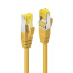 LINDY 47664 RJ45 USB kábel CAT 6A S/FTP 3.00 m žltá fóliové tienenie, krútené páry, nekorodujúca, tienenie pletivom, vyvíja málo spalín, s ochranou, kompletné; 47664