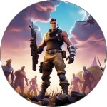 Jedlý papier Fortnite game strelec 19,5 cm - Pictu Hap - Pictu Hap