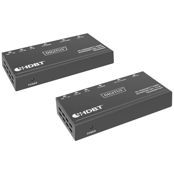 Digitus DIGITUS 4K HDBaseT Extender Set 70m PoC RS232 IR black