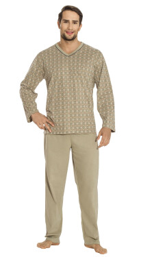 Pánske pyžamo Luna 795 M-2XL tmavě modrá L