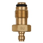 KS Tools 150.2342 Adaptérový kus M16x1,5 vonkajší závit a 1/4" hadicová prípojka s tesniacim krúžkom; 150.2342