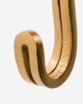 House Doctor Kovové háčiky Brass Finish – set 4 ks