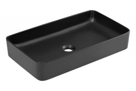 COMAD - Umývadlo na dosku SLIM 60 BLACK 5907441298667