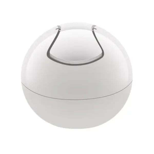 Spirella BOWL mini výklopný odpadkový kôš 1 L komplet biely/plast (7610583151384)