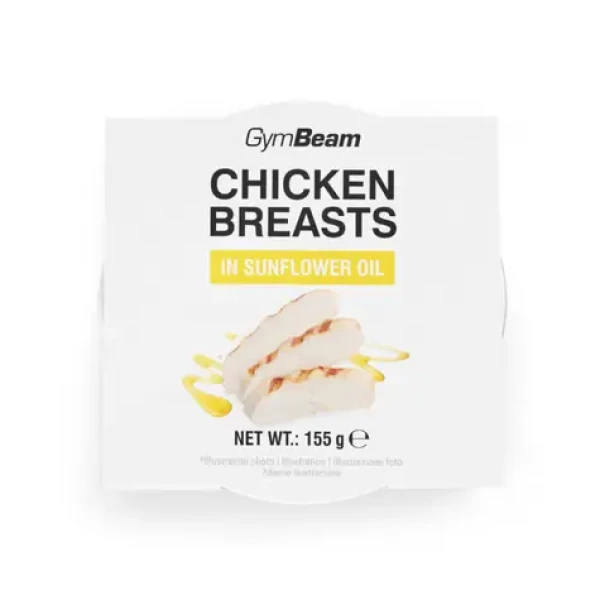 Kuracie prsia v slnečnicovom oleji - GymBeam (155 g) (91738-1-155g)