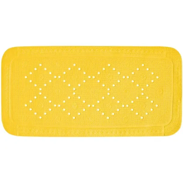 Spirella ALASKA žltá / Protišmyková podložka do vane / PVC / 71 x 36 cm