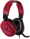 Turtle Beach RECON 70N červená / herné slúchadlá pre Nintendo / 40mm meniče / 3.5mm jack / mikrofón / ovládač hlasitosti (TBS-8055-02)