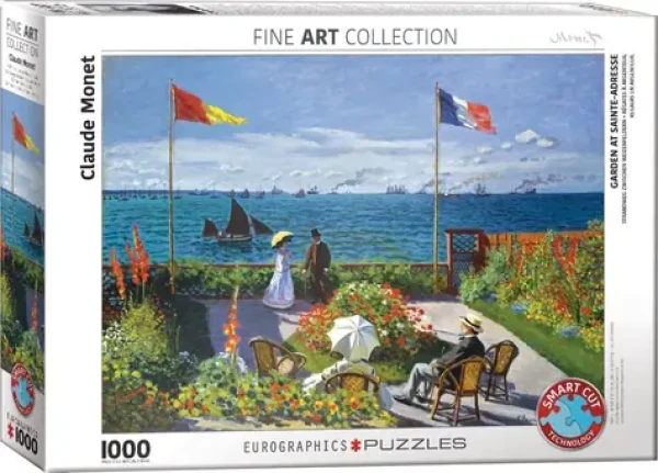 EUROGRAPHICS Puzzle Záhrada v Sainte-Adresse