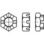 TOOLCRAFT TO-6861240 matice korunkové M14 DIN 937 ocel 50 ks; TO-6861240