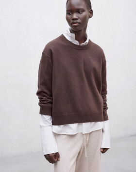 ECOALF Cosmos Sweater Dark Chocolate XS
