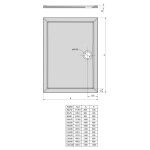 POLYSAN - KARIA sprchová vanička z liateho mramoru, obdĺžnik 120x80cm, biela 48511