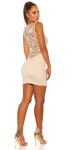 Sexy KouCla Party Minidress with lace + sexy back black Einheitsgroesse